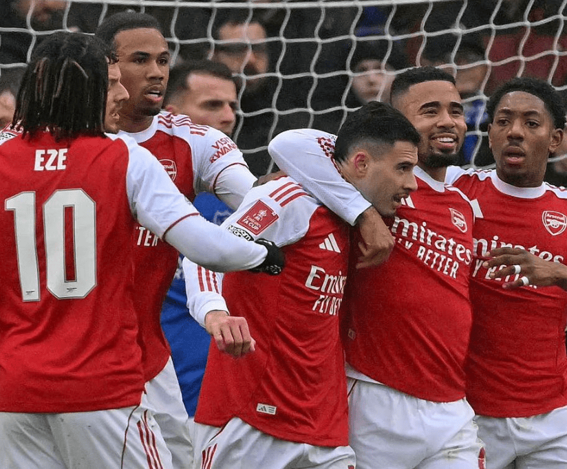 开云登录-9场不败!阿森纳4-1逆转英冠队进足总杯32强 马丁内利戴帽+中柱