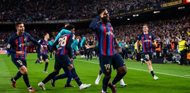 开云中国-皇马最后的抵抗，巴萨幸运获胜锁定联赛冠军？